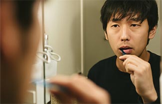 歯ブラシした時に出血がある