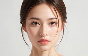 正面からの輪郭をシャープに