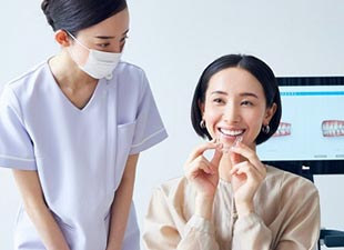 矯正器具の作成と装着